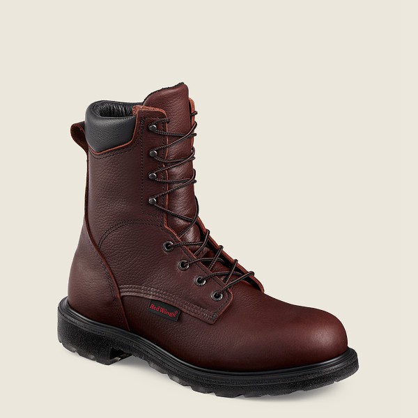 Work Støvler Herre - Red Wing Supersole® 2.0 - 8-Inch Soft Toe - Mørkebrune - WVOQEH-784